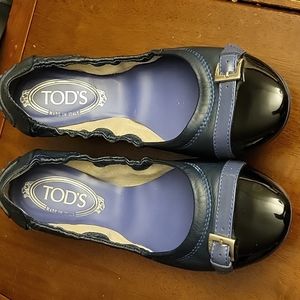 TOD'S Leather Ballet Flats size 8.5